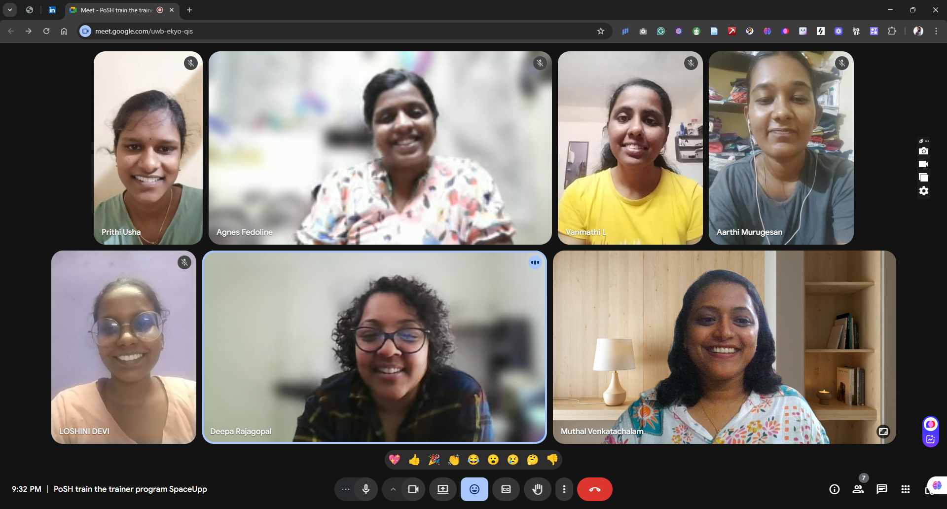 Training cohort session